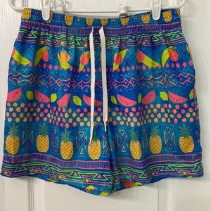 Chubbies swim shorts mens large. Neon fruit